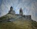 Gergeti Trinity Church in Kazbegi, Georgia - iconic travel destination
